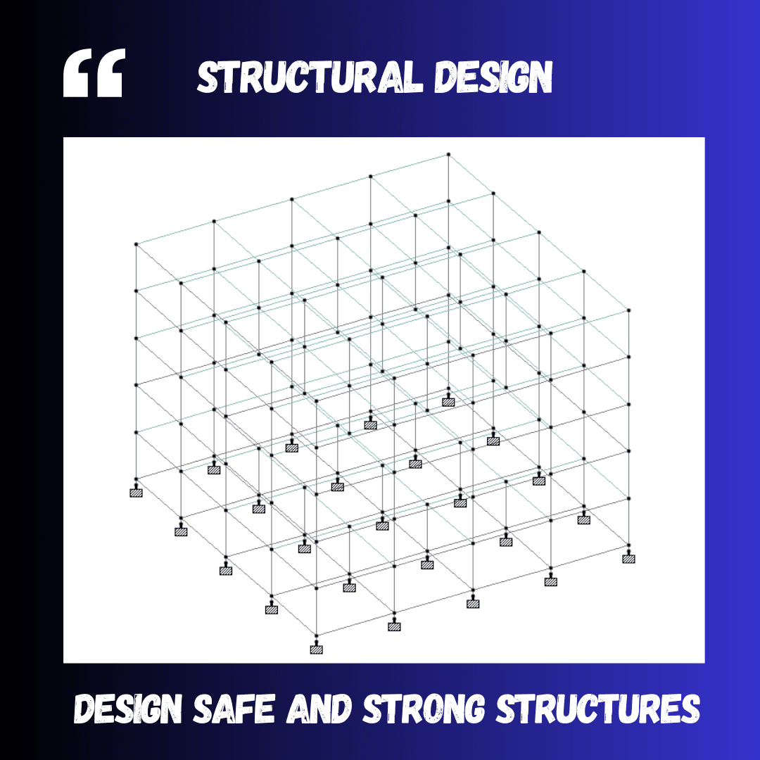Structural design wireframe